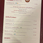 Adelphi Portrush menu