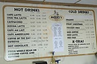 Mo Jo's Coffee Shop menu