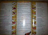 Far East Chinese menu