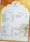 Taj Mahal menu