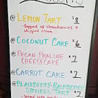 Jordan Street Cafe menu