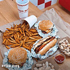 Five Guys Burgers Fries food