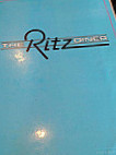 Ritz Diner menu