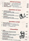 Forsthaus Restaurant menu