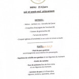 Le Chambertin Cardápio