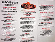Red Iguana menu