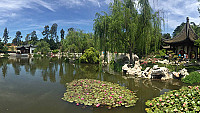 The Huntington's Rose Garden Tea Room outside