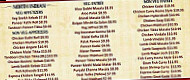 Moghul Express menu