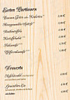 Schützenhaus Zum Martin menu