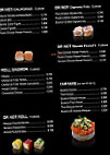 Sushi Or Not Sushi menu