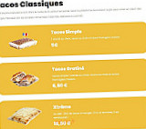 Chamas Tacos menu