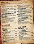 Boathouse Grill menu