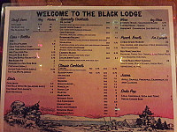 The Black Lodge menu