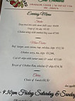 The Orchard menu