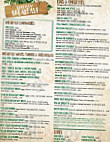 The Bungalow West menu