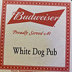 White Dog Pub menu