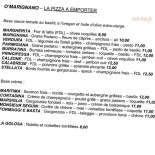 O'marignano Cardápio