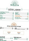 Tripletta Chartrons menu