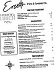 Erie Steak Seafood Co. menu