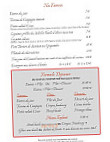 Le Faubourg Enghien menu