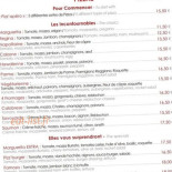 L'igloo Cardápio