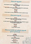 La Vallee Du Kashmir menu