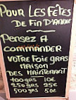 Au Le Pressoir menu