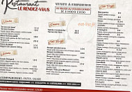 Le Rendez-vous menu