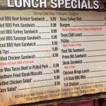 The Texan -b-q Cardápio