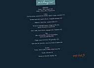 Milagro menu