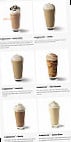 Starbucks menu