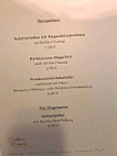 Gasthaus Possecker Philip Müller menu
