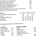 L'arrivée Cardápio