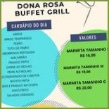 Dona Rosa Buffet Grill Carta