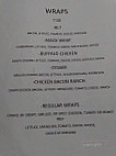 Martha Jo's menu