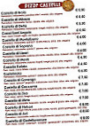 Pizzeria Club Domenica menu
