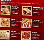 Kfc menu