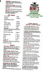 Mimi's Mexican Resturant menu