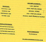 Le Pilipili-eure menu