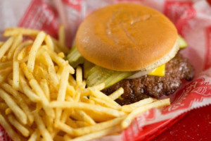 Freddy's Frozen Custard Steakburgers food