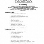 Faerjas Brygga menu