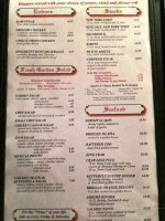 Olde Falls Inn menu