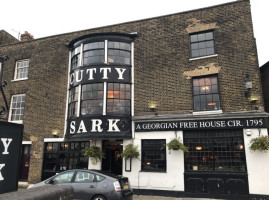 The Cutty Sark outside