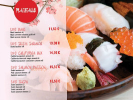 L&b Sushi menu