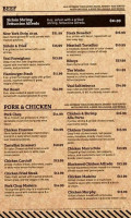 The Brick House menu