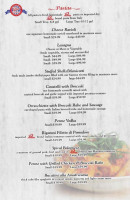 Pastosa Ravioli menu