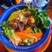 Hula's Island Grill Tiki Room food
