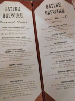 Bayern Brewing menu