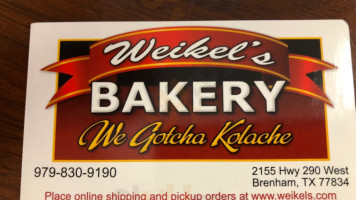 Weikel's Bakery inside