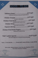 Pecos Diamond Steakhouse menu